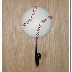アメリカ雑貨　野球ボールのフック