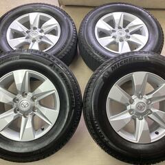 150プラド後期純正◇7.5J 17インチ IS25 6/139.7◇265/65R17 2022