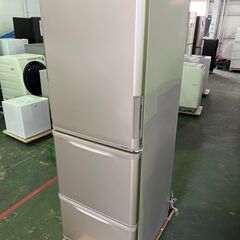 FZZA09027　シャープ SHARP 冷蔵庫 350L どっちもドア 3ドア SJ-W352C-N