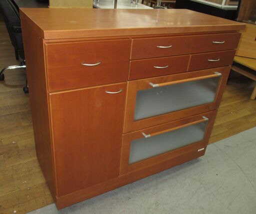 R386 キッチンカウンター、キッチンキャビネット、幅105cm Used