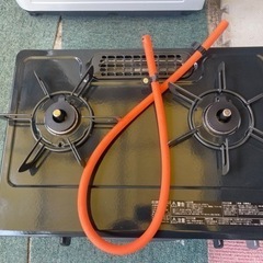 【リサイクルサービス八光】2022年製　リンナイ　水無し片面焼き　ガステーブル　PT20N-BKL　LPガス用　左強火