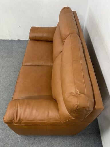 YAMADA ヤマダオリジナル 3人掛けソファ 総革 レザー YS130027LBR