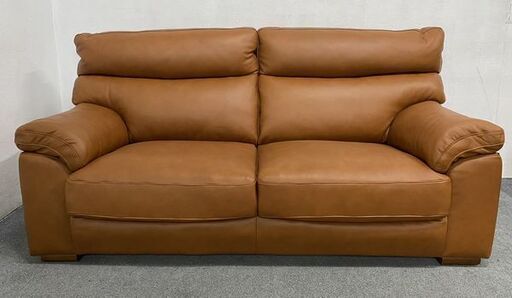 YAMADA ヤマダオリジナル 3人掛けソファ 総革 レザー YS130027LBR