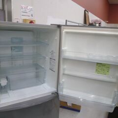 冷蔵庫 339L 2011年製 TOSHIBA GR-34ZW(S) シルバー 自動製氷付き 3ドア 右開き 300Lクラス 家電 東芝 苫小牧西店 