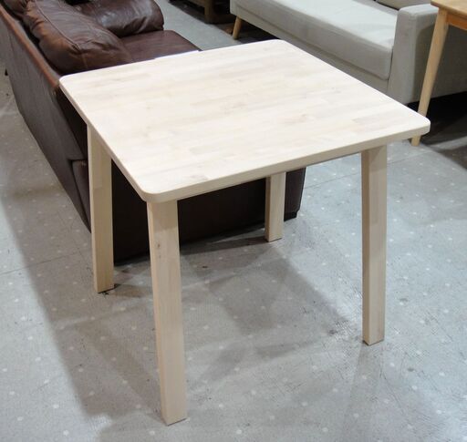 展示未使用品 イケア IKEA  ダイニングテーブル 幅74cm 高74cm モノ市場東海店