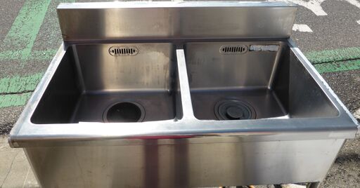厨房器具☆S-2SN100B0B LIXIL サンウェーブ 業務用流し台 シンク 間口  