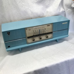 昭和レトロ　ナショナル　真空管ラジオ　※つまみ3つ欠品