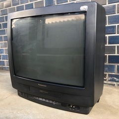 【VHS再生機能付きブラウン管テレビ】Panasonic 95年製