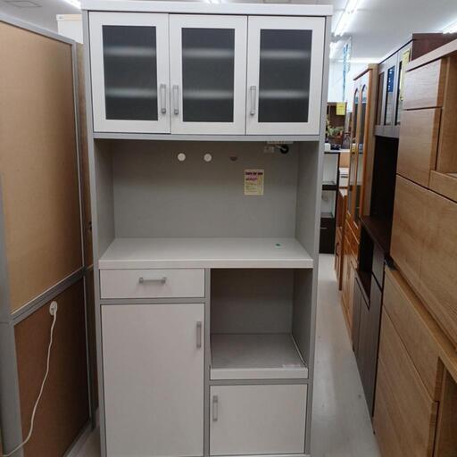 ★ジモティ割あり★3枚扉ｵｰﾌﾟﾝﾎﾞｰﾄﾞWH 現状販売 高さ(H)187× 幅(W)89× 奥行(D)38cm【joh 1358】