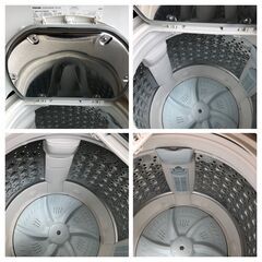 東芝 ZABOON 8kg 温かザブーン洗浄!!低振動・低騒音設計 AW-8V8(W) 2019年製