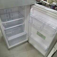 ① 冷蔵庫 203L 2016年製 日立 2ドア HITACHI R-20FA シルバー 200Lクラス 苫小牧西店