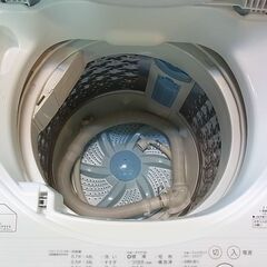 セール中につき、通常特価15,378円より15％引きの13,071円!　分解清掃済！　東芝　全自動電気洗濯機　5.0kg　AW-5G5　2017年製　ステンレス槽　洗濯