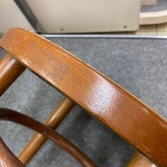 木製スツール　籐編み　籐張　丸スツール　曲木　ベントウッド マルニ