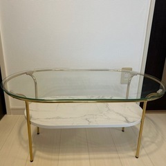 Francfranc ガラス テーブル