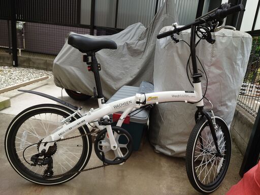 【ネット決済】WACHSEN（ヴァクセン） BA-101 WeiB　6段変速 20インチアルミフレーム折りたたみ自電車