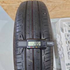 【青森発】鉄ホイール 14x4.5J  +45 PCD100 ４H ハブ56 155/65R14 75S  BRIDGESTONE  ECOPIaEP150 2017x1 2019x2 2021x1年製 4本セット  【G0494】