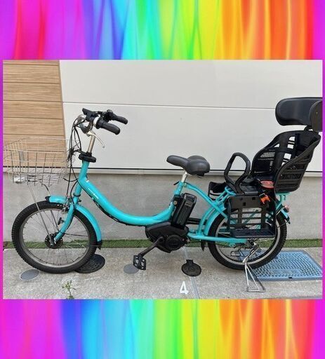 現行長生きバッテリー！ 8.7AhYAMAHA　ヤマハ　パスバビー　 電動自転車　電動アシスト自転車　子供乗せ　05316