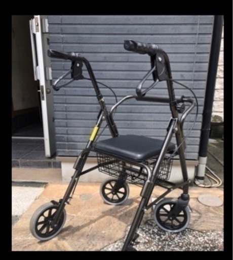 美品！竹虎　歩行器　歩行車　ハッピーIIトール　ブラック