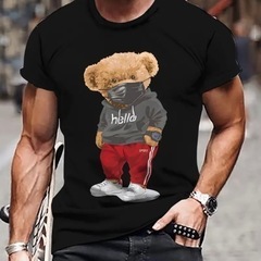 熊マスクTシャツ メンズ