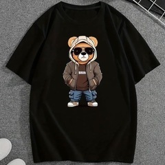 熊パーカーTシャツ メンズ