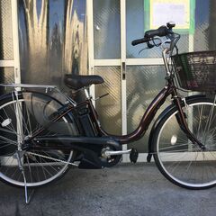 地域限定送料無料ビビ3,1AH新基準軽量モデル茶神戸市電動自転車