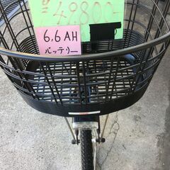 地域限定送料無料 ブリヂストン アシスタ 新基準 子供乗せ 6,6AH 茶 