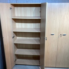加東市>ばら売り可◎高さ180cm☆ハイシェルフ 本棚 書棚 鍵付き