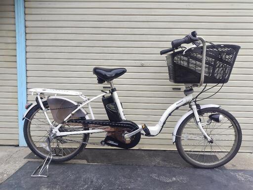 パナソニック　20インチ　中古電動自転車　整備済　バッテリー2個　充電器付き