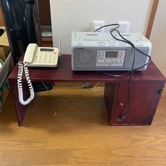 電話　オーディオ機器　電話台　