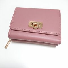 三折りミニ財布｛ピンク系｝