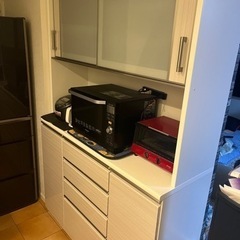 ニトリ　食器棚　キッチンボード140cm幅