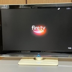 22インチテレビ+ fire tv stick 4K(リモコン無...