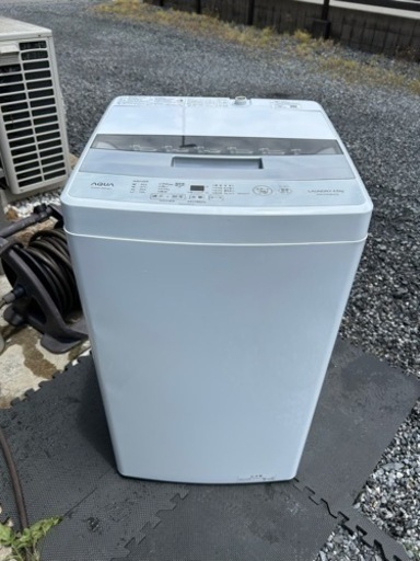 AQUA洗濯機4.5キロ AQUA AQUA 全自動洗濯機 4.5kg ホワイト AQW-S4P(