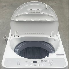 高年式 ! ! ◇シャープ 洗濯機 2022年製 6Kg 高濃度洗浄 ステンレス穴