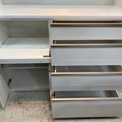 【愛品館 江戸川店 キッチン収納】marusen（丸仙工業）2枚スライド扉キッチンボード ID:151-008264-007