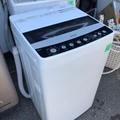 NO 122❗️福岡市内配送設置無料　2020年式 ハイアール 4.5kg 全自動洗濯機 ブラックhaier JW-C45D-K