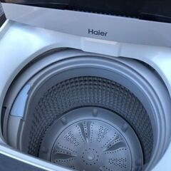 NO 122❗️福岡市内配送設置無料　2020年式 ハイアール 4.5kg 全自動洗濯機 ブラックhaier JW-C45D-K