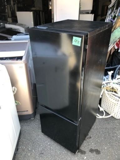 NO 123❗️福岡市内配送無料　2022年式 冷蔵庫 ブラック AT-RF160-BK [2ドア /右開きタイプ /162L]