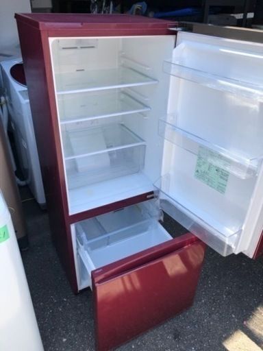 NO 127❗️福岡市内配送設置無料 AQR-BK18G-R 冷蔵庫 レッド [2ドア  