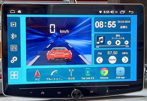 車両未取付！10インチ Androidディスプレイオーディオ