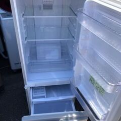 NO 129❗️福岡市内配送無料 シャープ SHARP 冷蔵庫 （167L・つけかえどっちもドア） 2ドア シルバー系 SJ-D17A-S