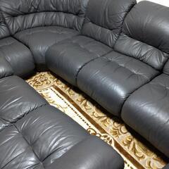 中古 大型 ソファ 5脚 × 2セット 色グレー （それぞれ単独になっており