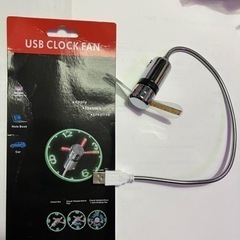 扇風機型時計　USB ジャンク