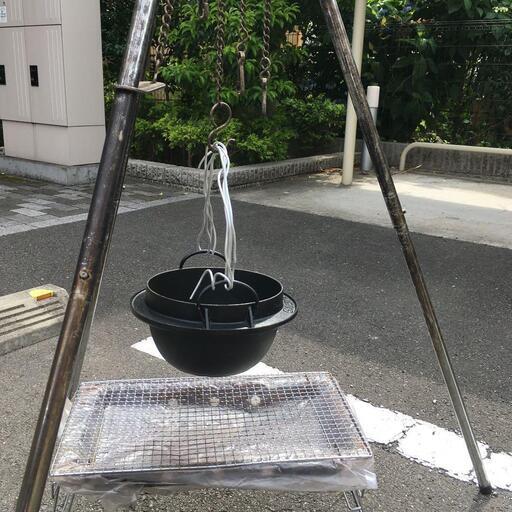 南部鉄ごはん鍋　「キャンプでアウトドアでお家でおいしく炊けるセット」