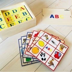 アルファベットTDK 知育玩具 幼児教育 英語学習 積み木 ABC
