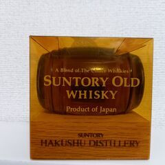 【未開封】山崎 サントリー オールド ウイスキー 樽型　容量150ml