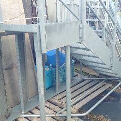 素晴らしい品❗】鉄板の階段 これは重宝❗❗◑サイズ 約 間口120