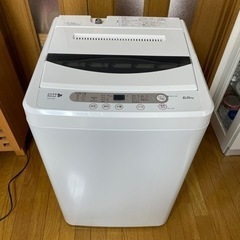【商談中】2017年製　YAMADA 全自動洗濯機6kgYWM-...