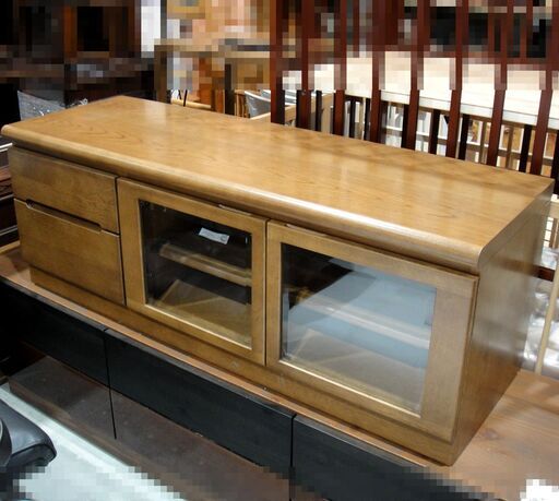 美品 カリモク karimoku 132cm ローボード 奥行45cm テレビボード テレビ台 モノ市場東海店33