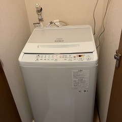 【取りに来て下さる方】未使用に近い　HITACHI　洗濯機7kg...